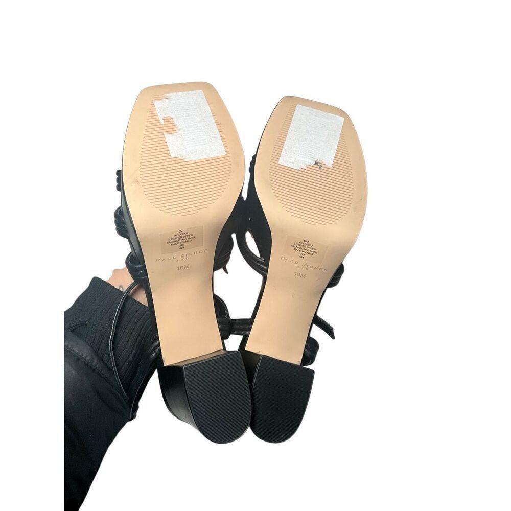 Marc fisher LTD | Cairo 100MM Leather Platform Sandals - Picture 5 of 5